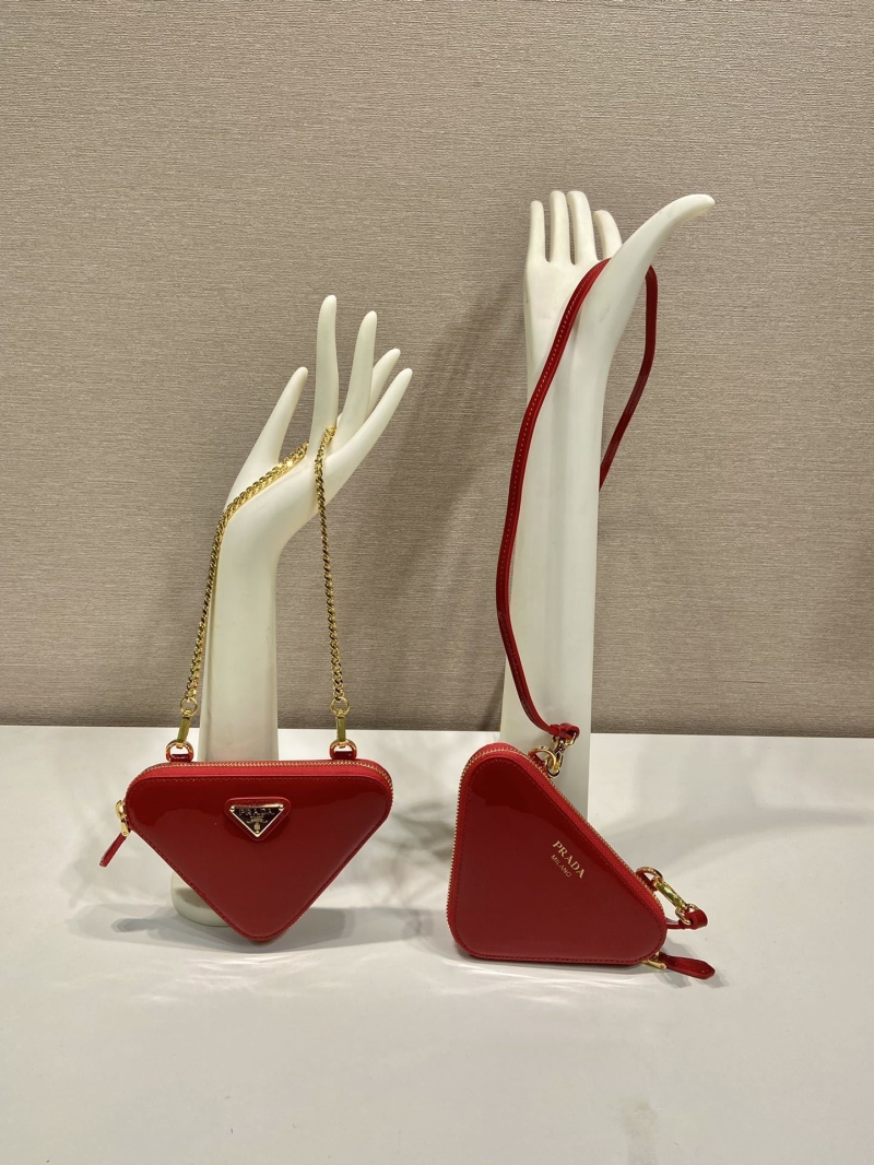 Pra*a triangle pouch